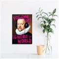 Picture of Volume Up Typography Poster _GroupedProduct_Rectangle_Portrait_Unframed_Print_Only_