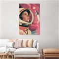 Picture of Astronaut in Space _GroupedProduct_Rectangle_Portrait_Unframed_Print_Only_