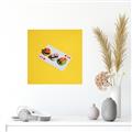 Picture of Sushi Selection on a Playing Card _GroupedProduct_Square_Unframed_Print_Only_