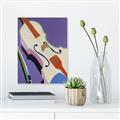 Picture of Retro Style Violin _GroupedProduct_Rectangle_Portrait_Unframed_Print_Only_