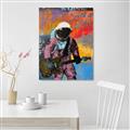 Picture of Retro Spaceman with Guitar Poster _GroupedProduct_Rectangle_Portrait_Unframed_Print_Only_