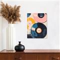 Picture of Retro Vinyl Records Poster _GroupedProduct_Rectangle_Portrait_Unframed_Print_Only_