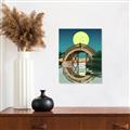 Picture of Japanese Bridge _GroupedProduct_Rectangle_Portrait_Unframed_Print_Only_