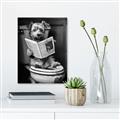 Picture of Potty Pooch _GroupedProduct_Rectangle_Portrait_Unframed_Print_Only_