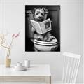 Picture of Potty Pooch _GroupedProduct_Rectangle_Portrait_Unframed_Print_Only_