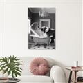 Picture of Joyful Elephant Bath Time _GroupedProduct_Rectangle_Portrait_Unframed_Print_Only_