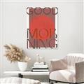 Picture of Good Morning Typography Poster _GroupedProduct_Rectangle_Portrait_Unframed_Print_Only_