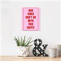 Picture of Bad Vibes Typography Poster _GroupedProduct_Rectangle_Portrait_Unframed_Print_Only_