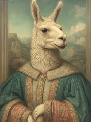 Picture of The Renaissance Llama